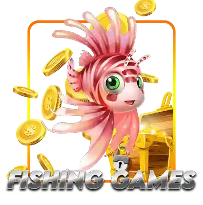 CHATJL fishing games section showing arcade style underwater shooting casino game
