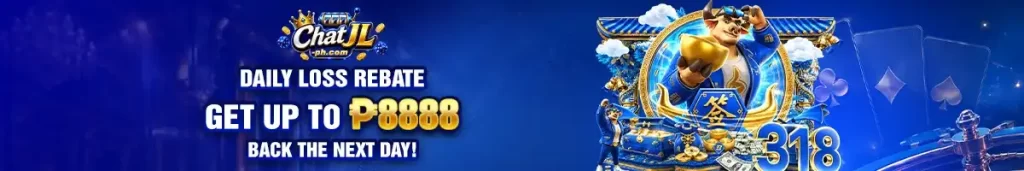 CHATJL daily loss rebate concept showing compensation for casino players after losses