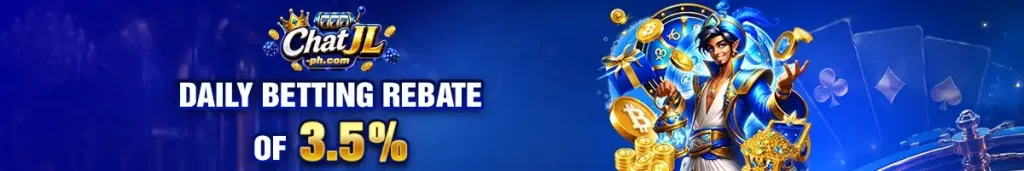 CHATJL daily betting rebate promotion showing players receiving rebates from casino betting activity