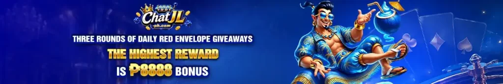 CHATJL high rewards giveaway banner featuring large prize pool casino promotions for lucky winners